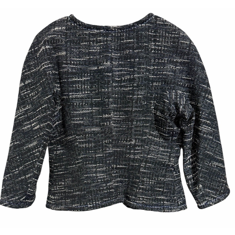 Leon Max Limited Edition Tweed Multi Black Blazer Women's Size 6 - Picture 2 of 13